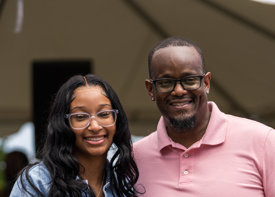 Janya Anderson, 2024 Hillsboro High School graduate and inaugural BABC Scholarship recipient, smiling outdoors at an event.